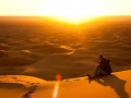 sunrise  Morocco erg chebbi